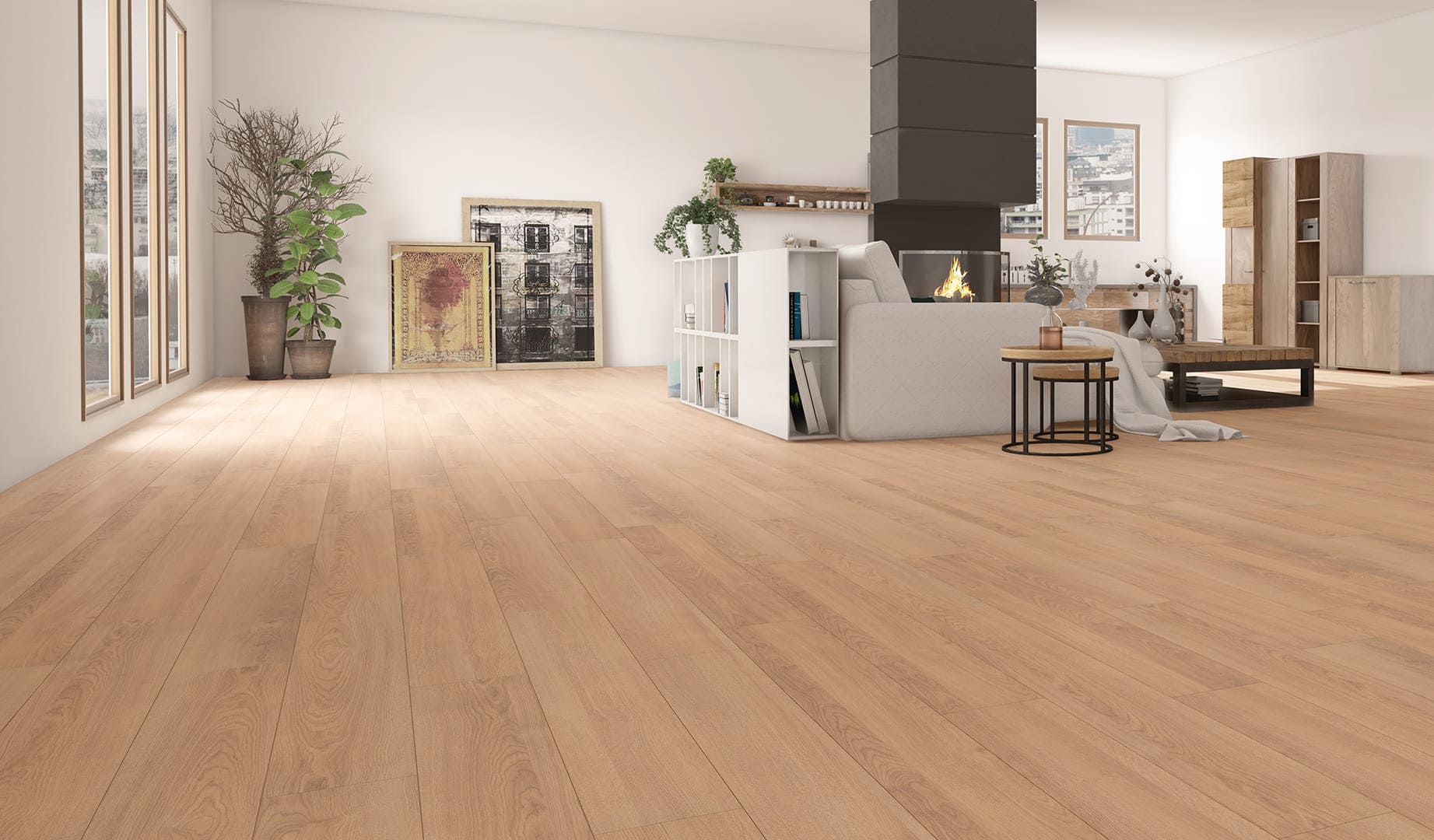 731-4 Hobart Oak Laminate Flooring
