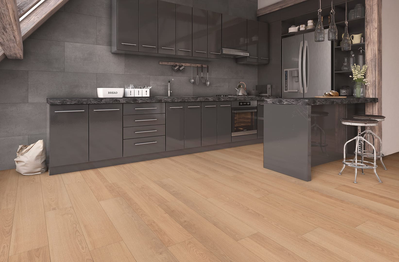 731-4 Hobart Oak Laminate Flooring